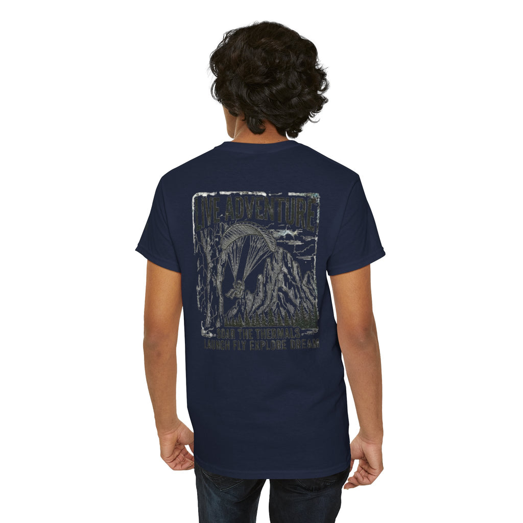 "Live Adventure - Soar the Thermals" Premium Graphic Tee