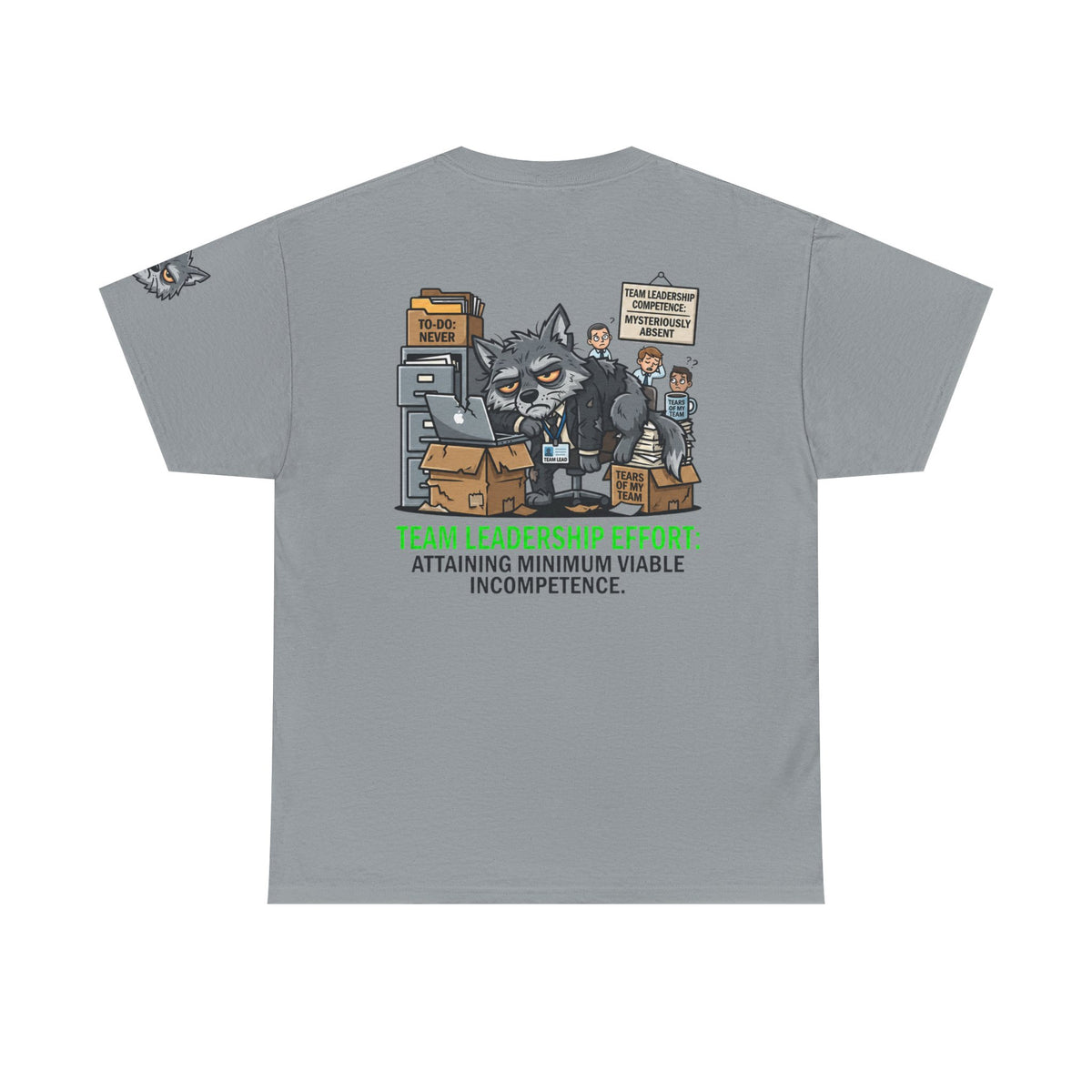 Color: Gravel | Team Leadership Effort Premium Graphic Tee