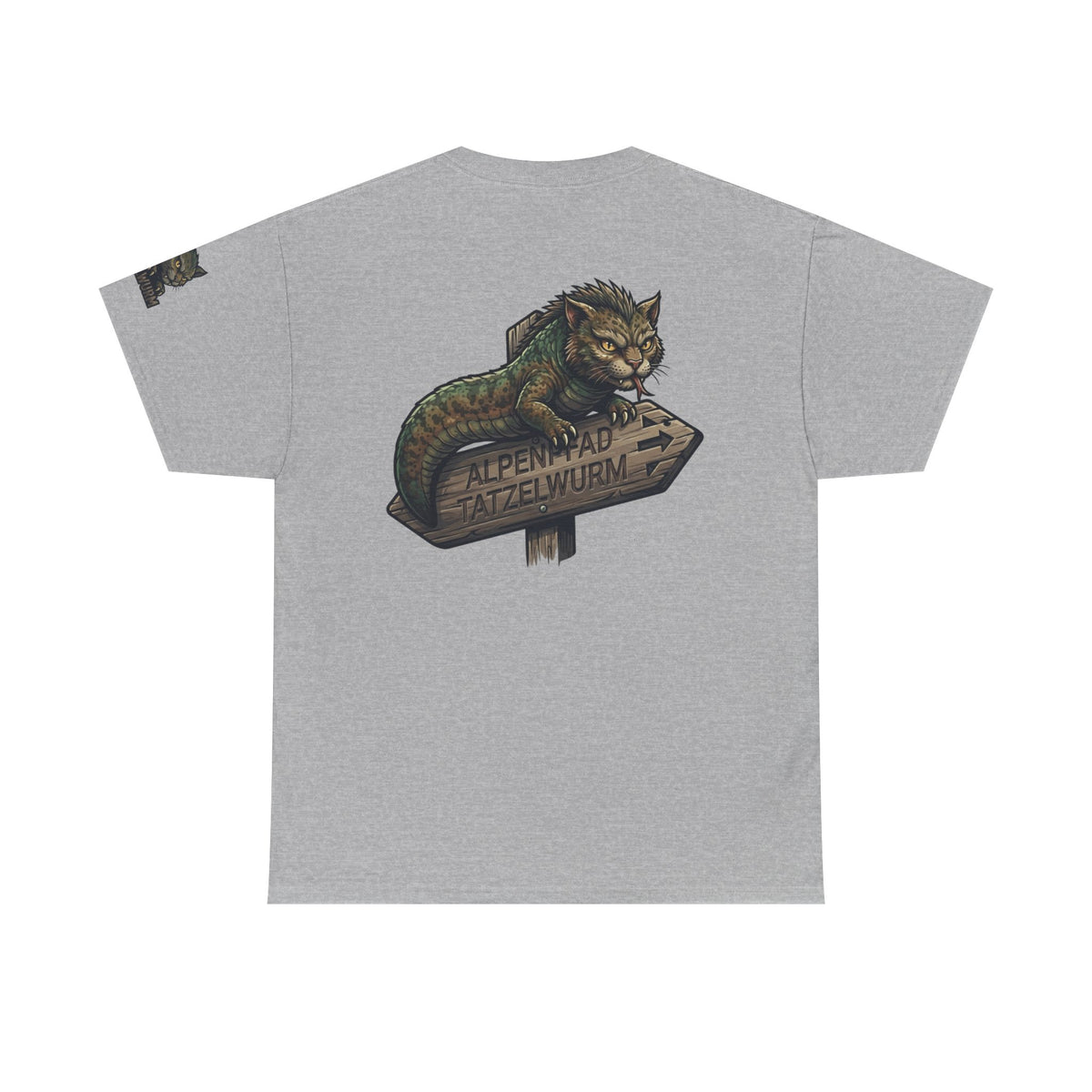 Color: Sport Grey | Tatzelwurm (Alpine Europe) Premium Graphic Tee