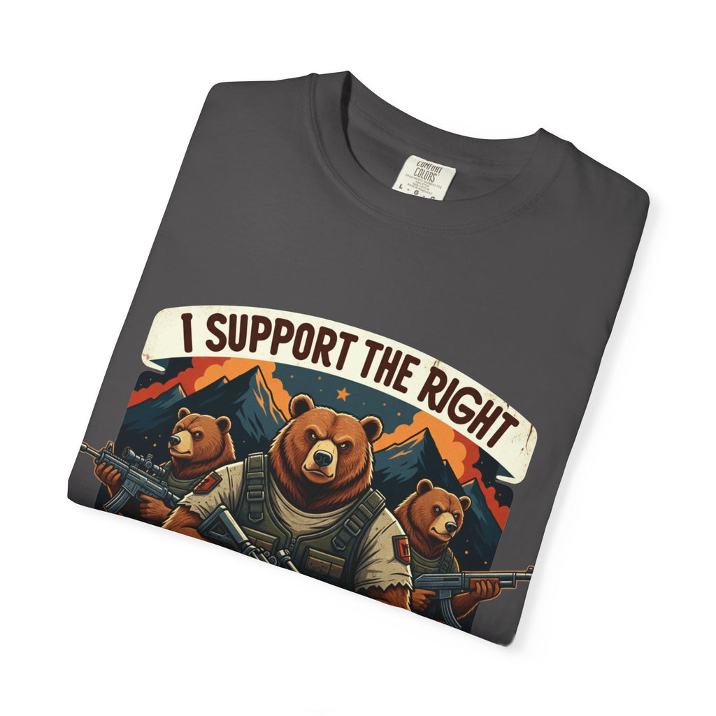 "The Right to Arm Bears (Mountain Division)" Unisex Garment-Dyed T-shirt