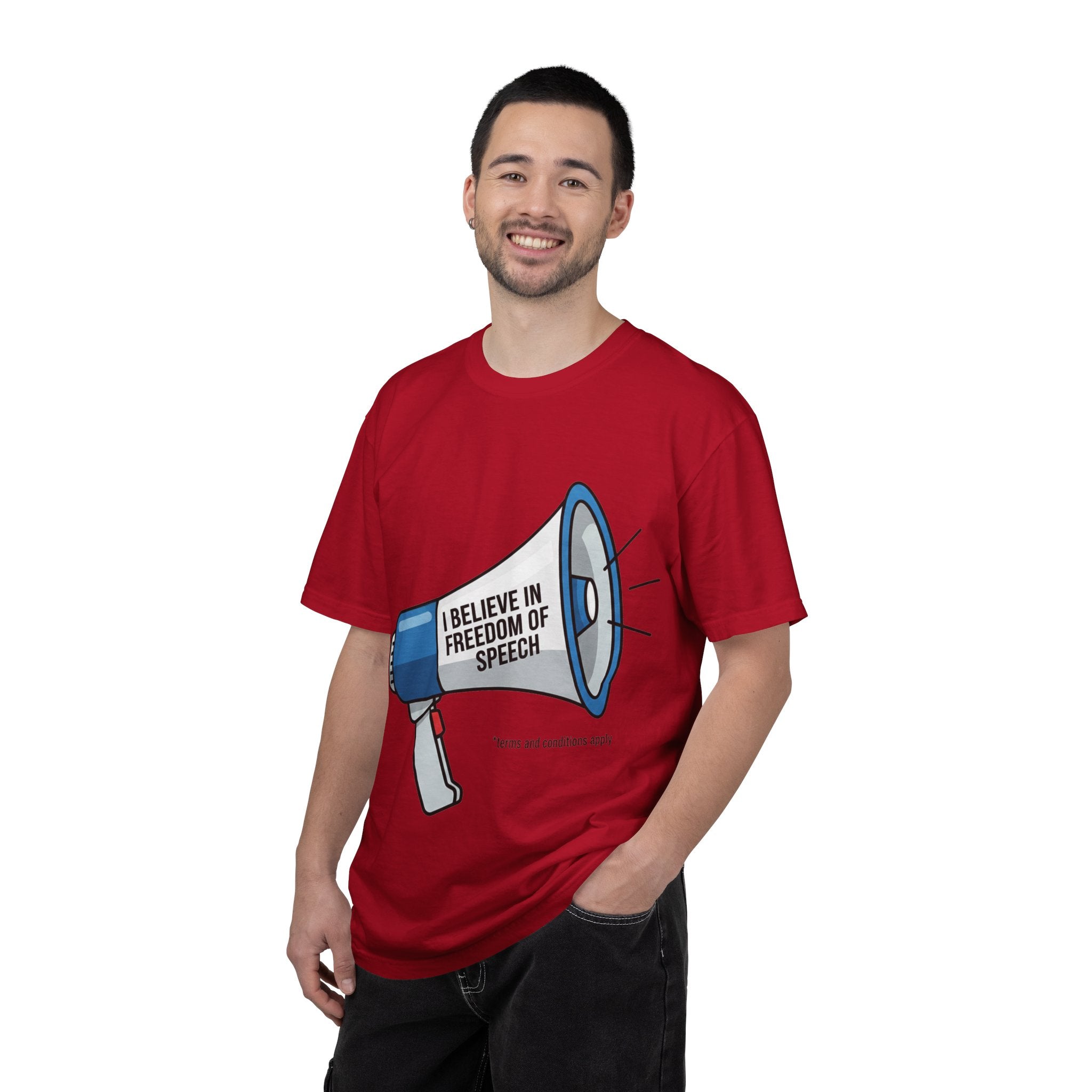 "Freedom of Speech" Unisex Garment-Dyed T-shirt