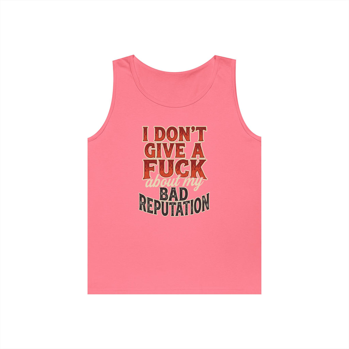 Color: Safety Pink | Bad Reputation Tank Top