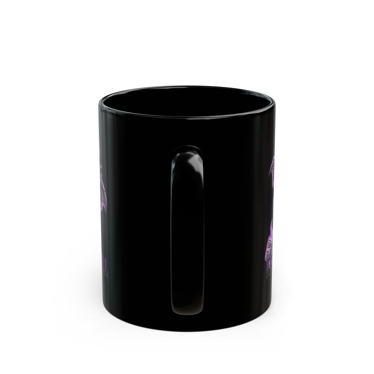 "Skeleton Key" Black Ceramic Mug