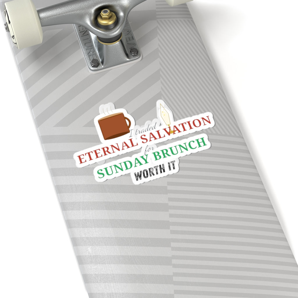 Brunch So Hard | Kiss-Cut Sticker — AttitudeShirts