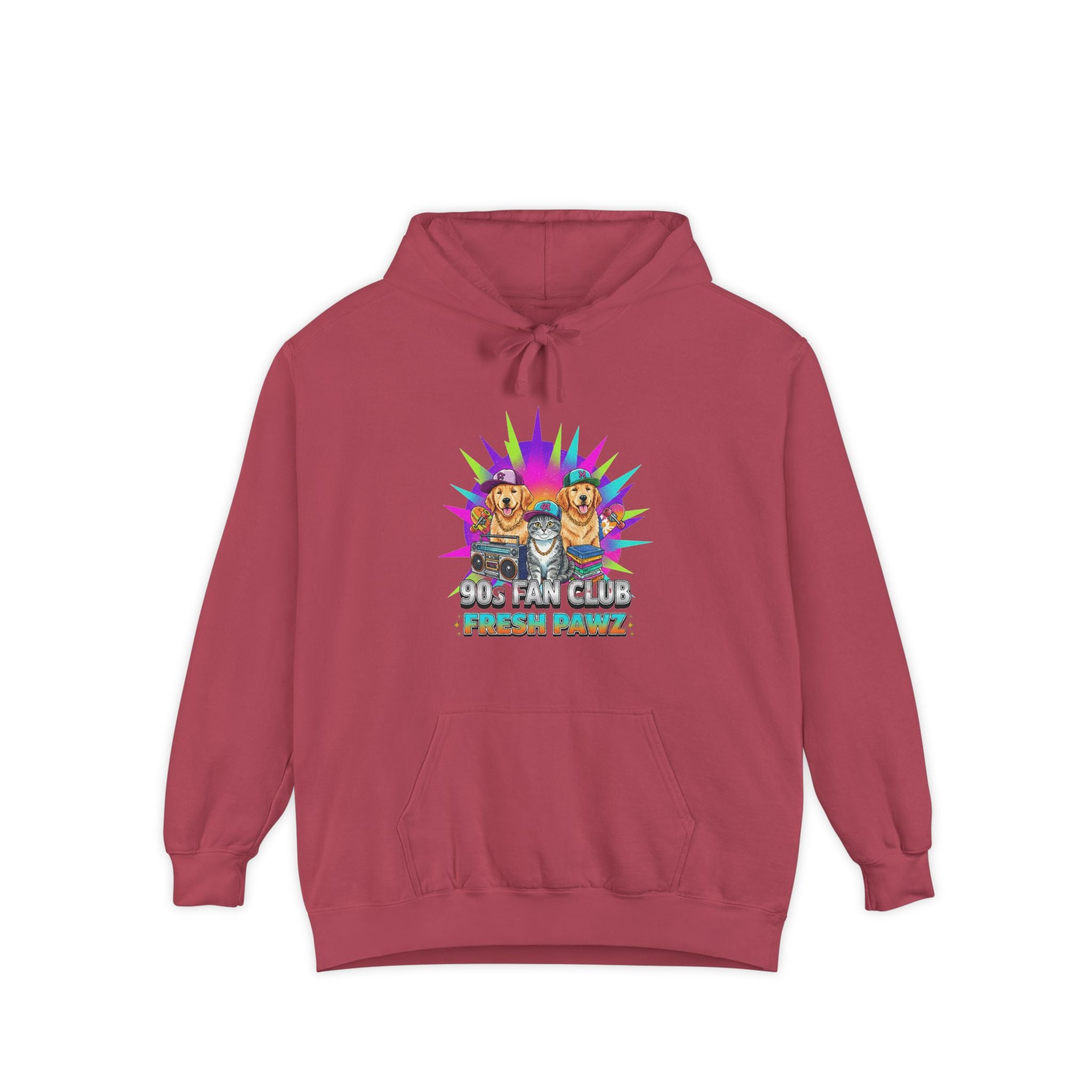 Still Living in the 90s (Send Help) | Garment-Dyed Hoodie — AttitudeShirts