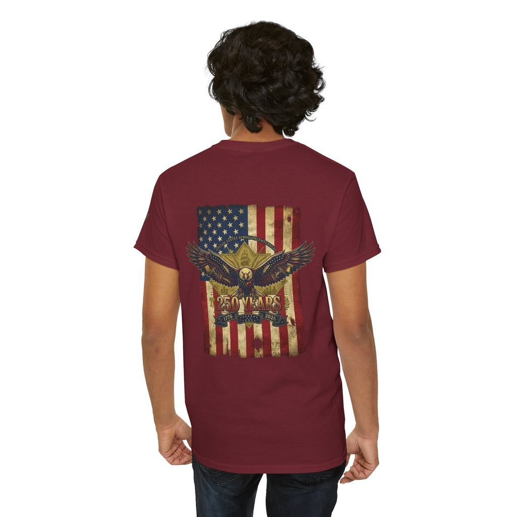 "Eagle and Flag 250 Years" Premium Graphic Tee