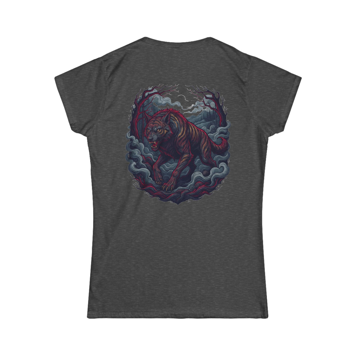 Color: Dark Heather | The Beast of Gévaudan (France) Women's Tee