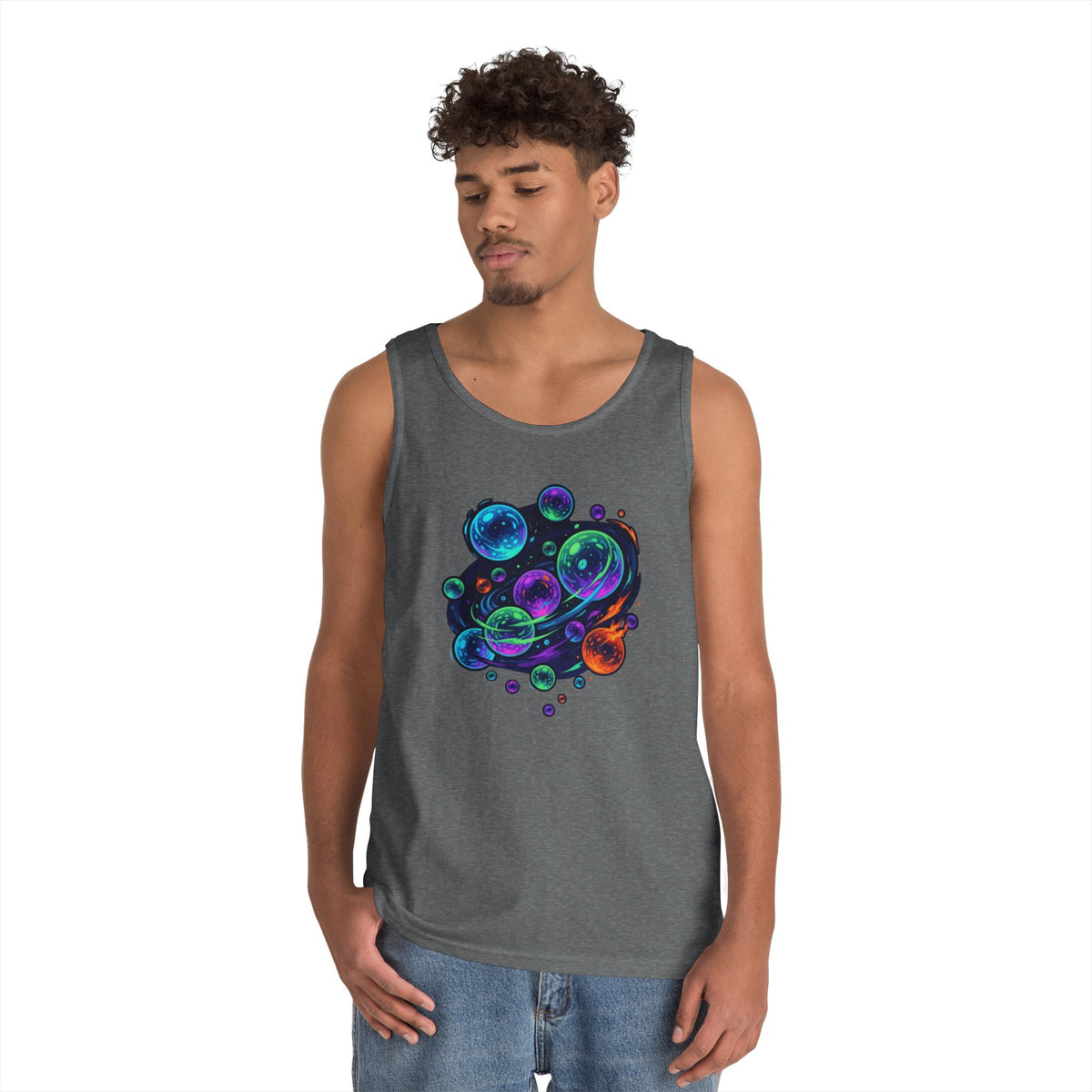 Color: Graphite Heather | MinMin Lights (Australian Folklore) Tank Top