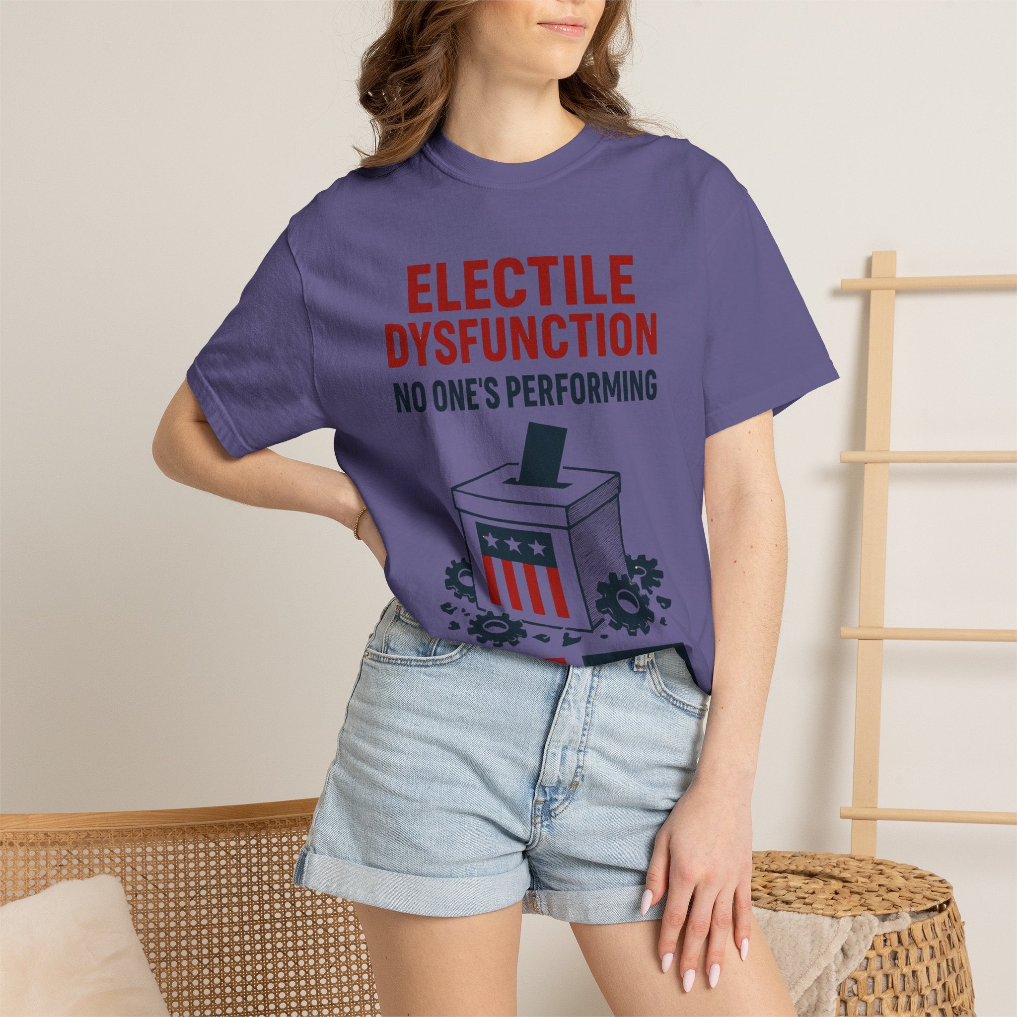 "Electile Dysfunction" Unisex Garment-Dyed T-shirt