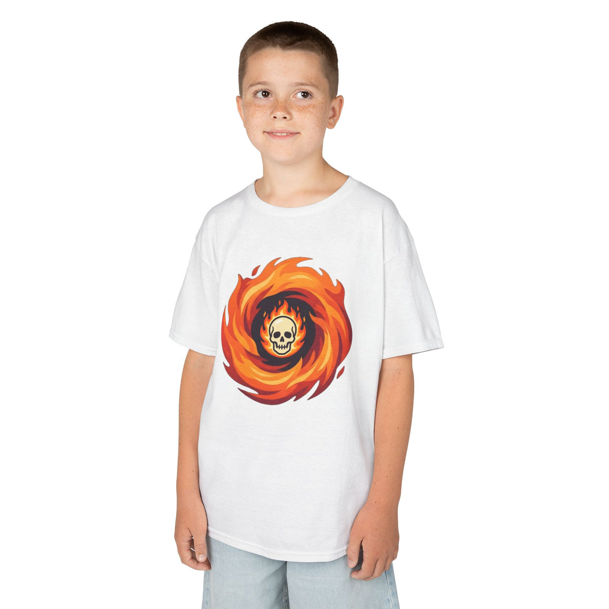 Color: White | Hellfire Kids Tee