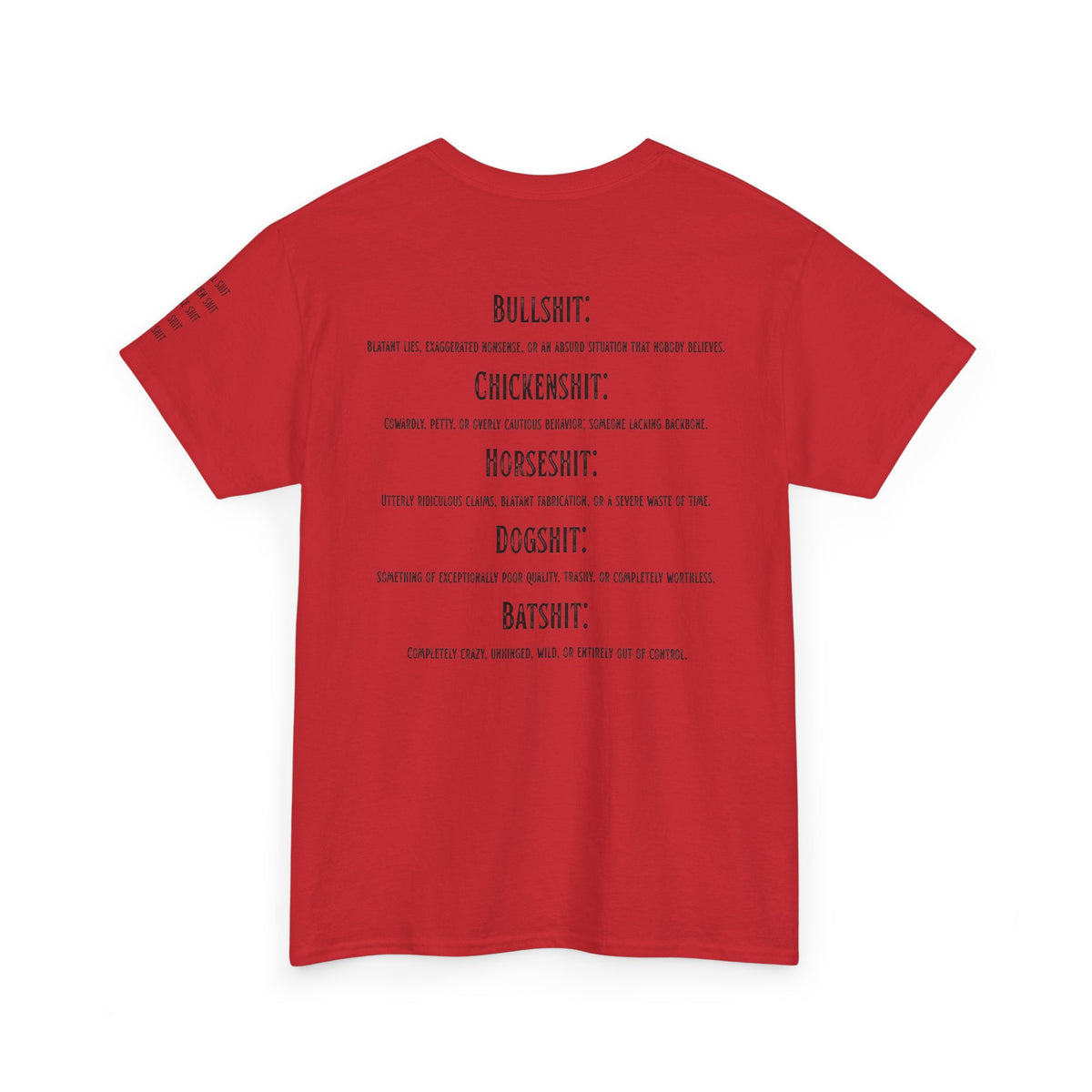 "Types of Shit" Premium Graphic Tee