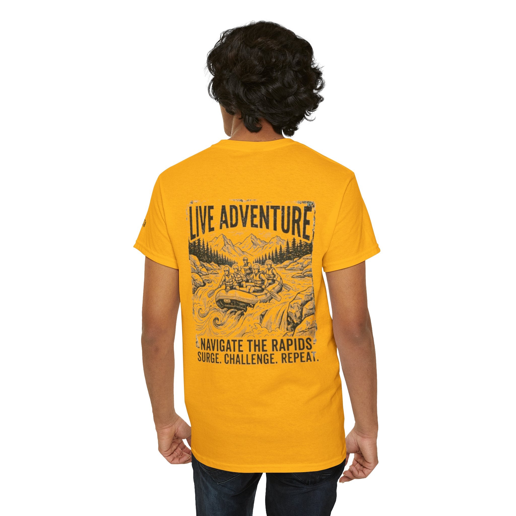 "Live Adventure - Rafting" Premium Graphic Tee