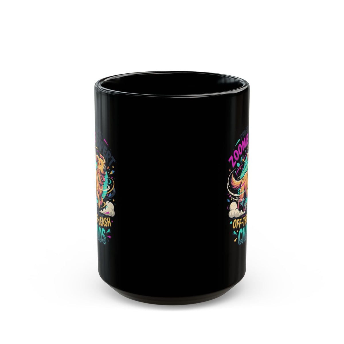 "Professional Zoomie Expert" Black Ceramic Mug