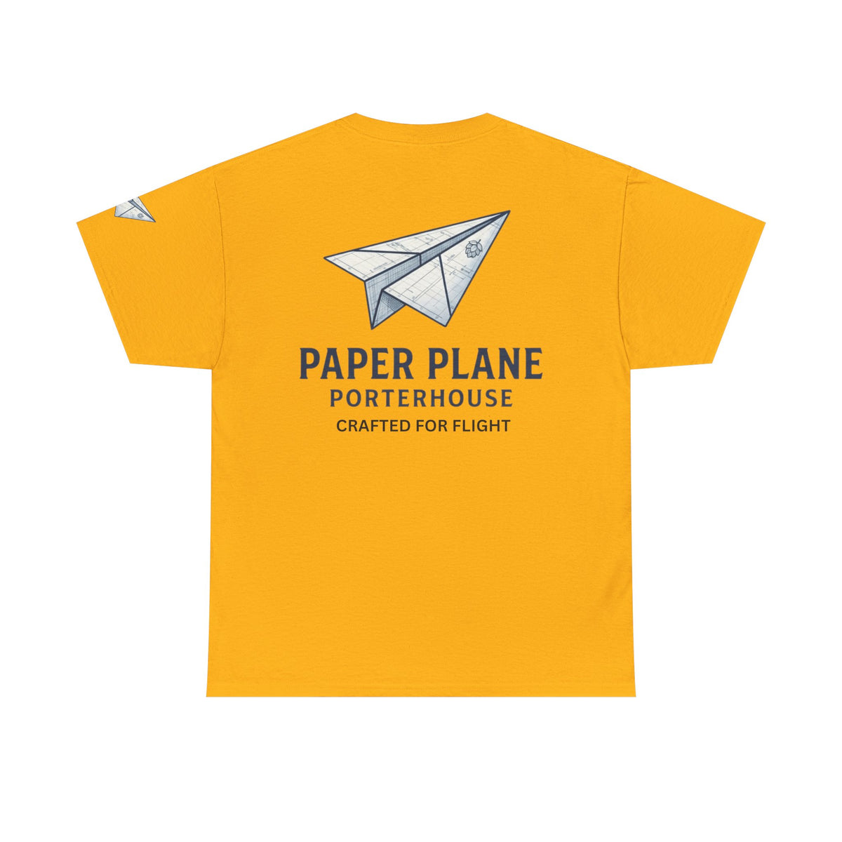 Color: Gold | Paper Plane Porterhouse Premium Graphic Tee