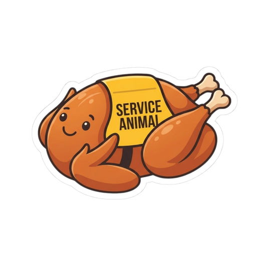 "Emotional Support Turkey" Sticker