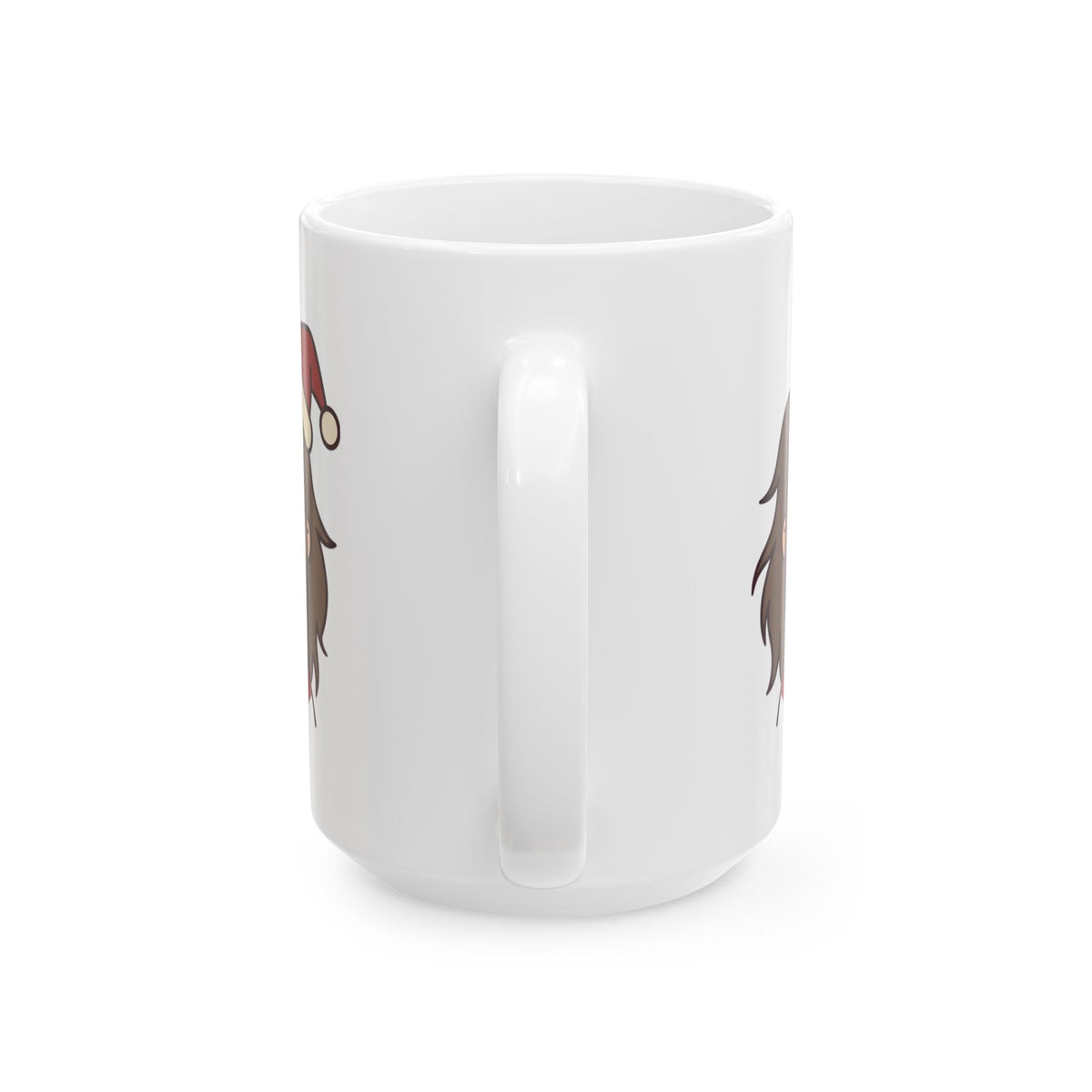 "Christmas Is Ruined" White Ceramic Mug — Graphic