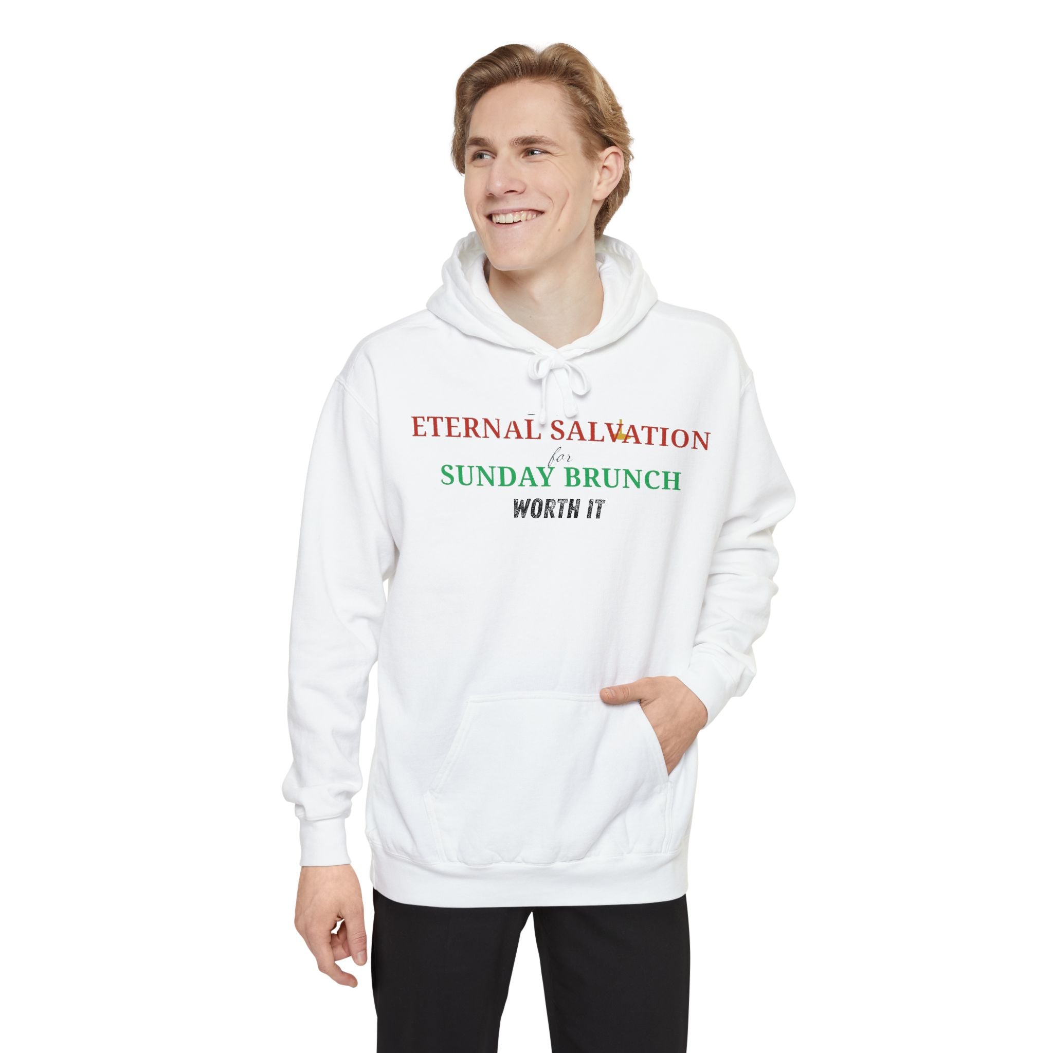 Brunch So Hard | Garment-Dyed Hoodie — AttitudeShirts