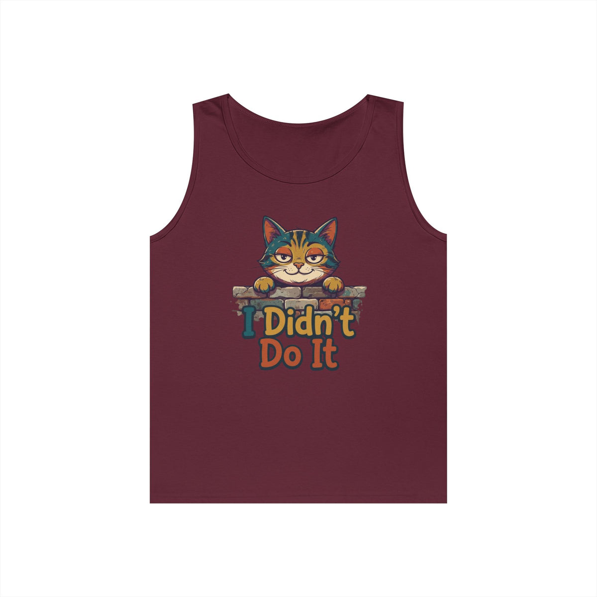 Color: Maroon | I Didn't Do It Tank Top
