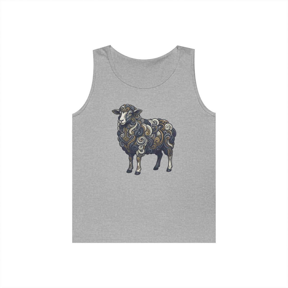 Color: Sport Grey | Barnyard Sheep Tank Top