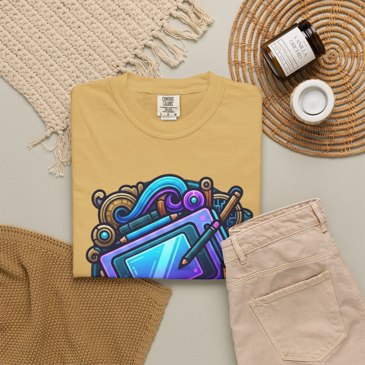 Creativity Unisex Garment-Dyed Tee