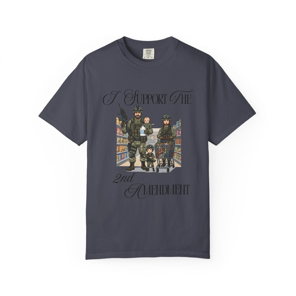 "2nd Amendment" Unisex Garment-Dyed T-shirt