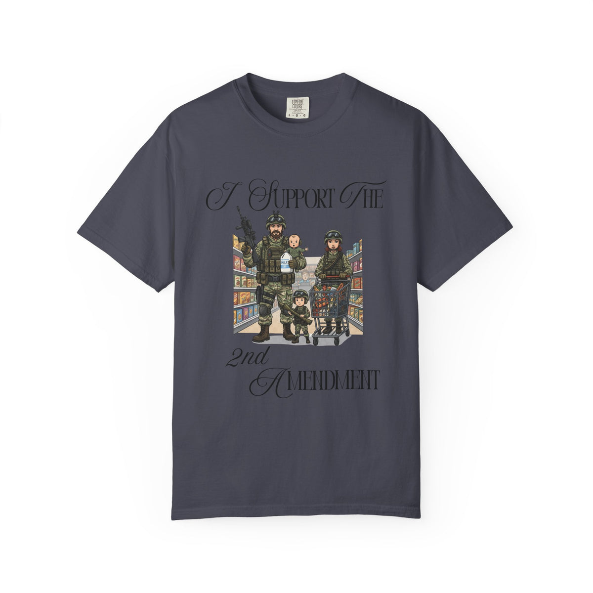"2nd Amendment" Unisex Garment-Dyed T-shirt