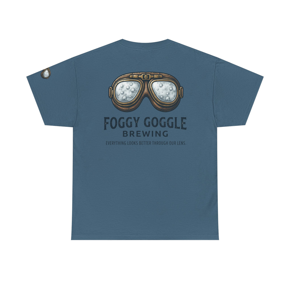 Color: Indigo Blue | Foggy Goggle Brewing Premium Graphic Tee