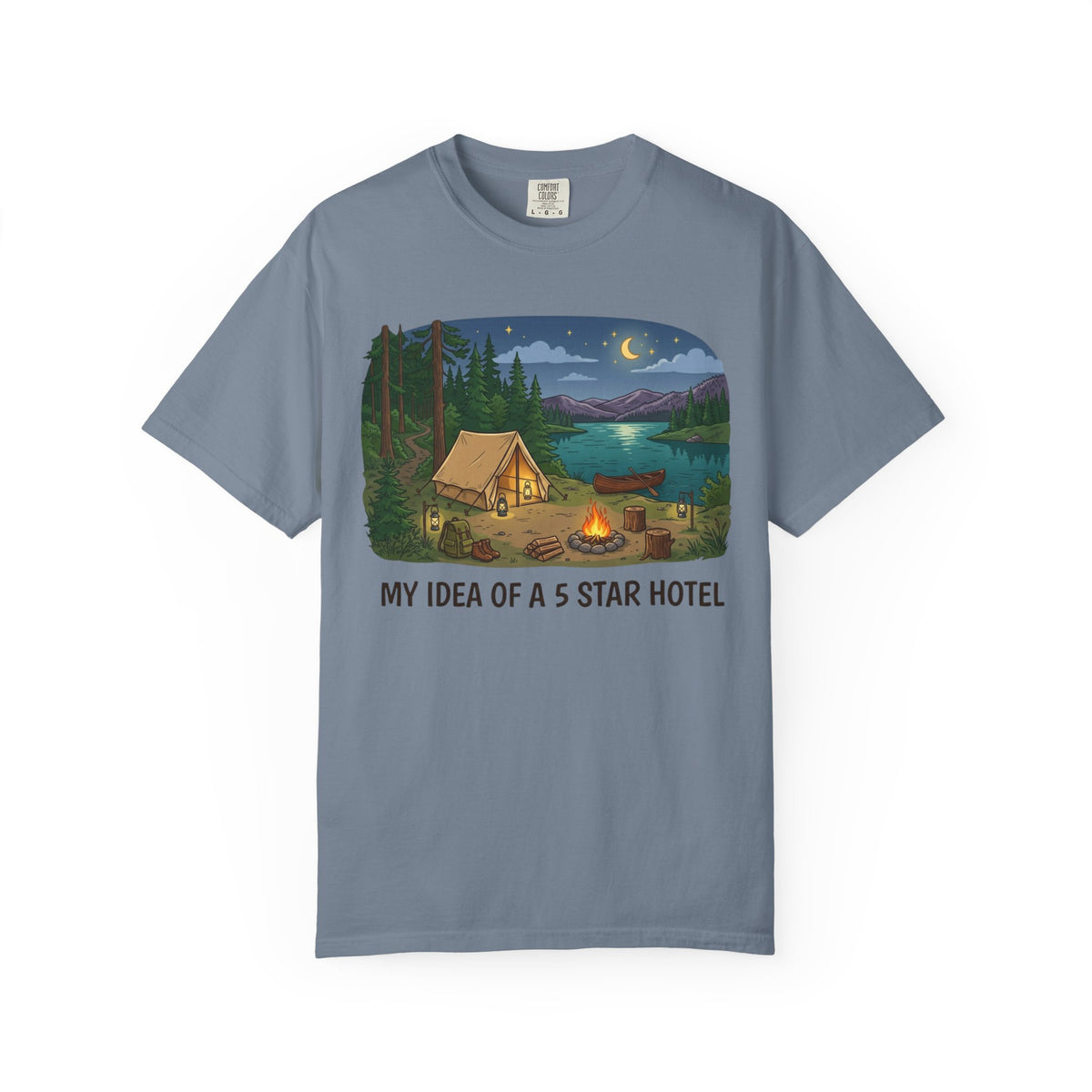 Color: Blue Jean | Five Star Hotel Unisex Garment-Dyed Tee