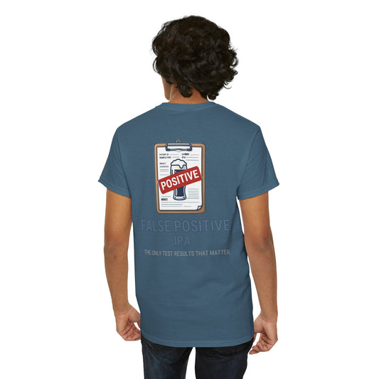 Color: Indigo Blue | False Positive IPA Premium Graphic Tee