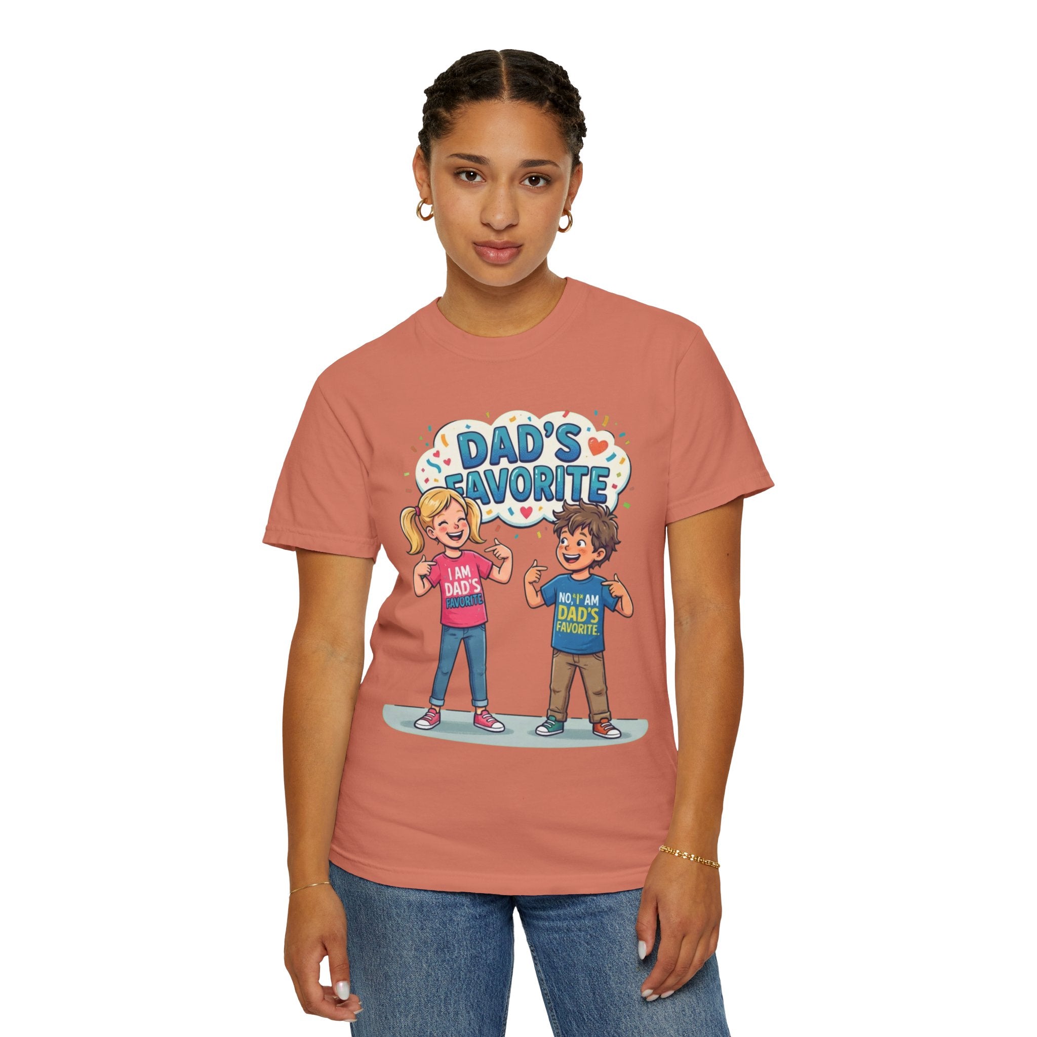 "Dad's Favorite" Unisex Garment-Dyed Tee