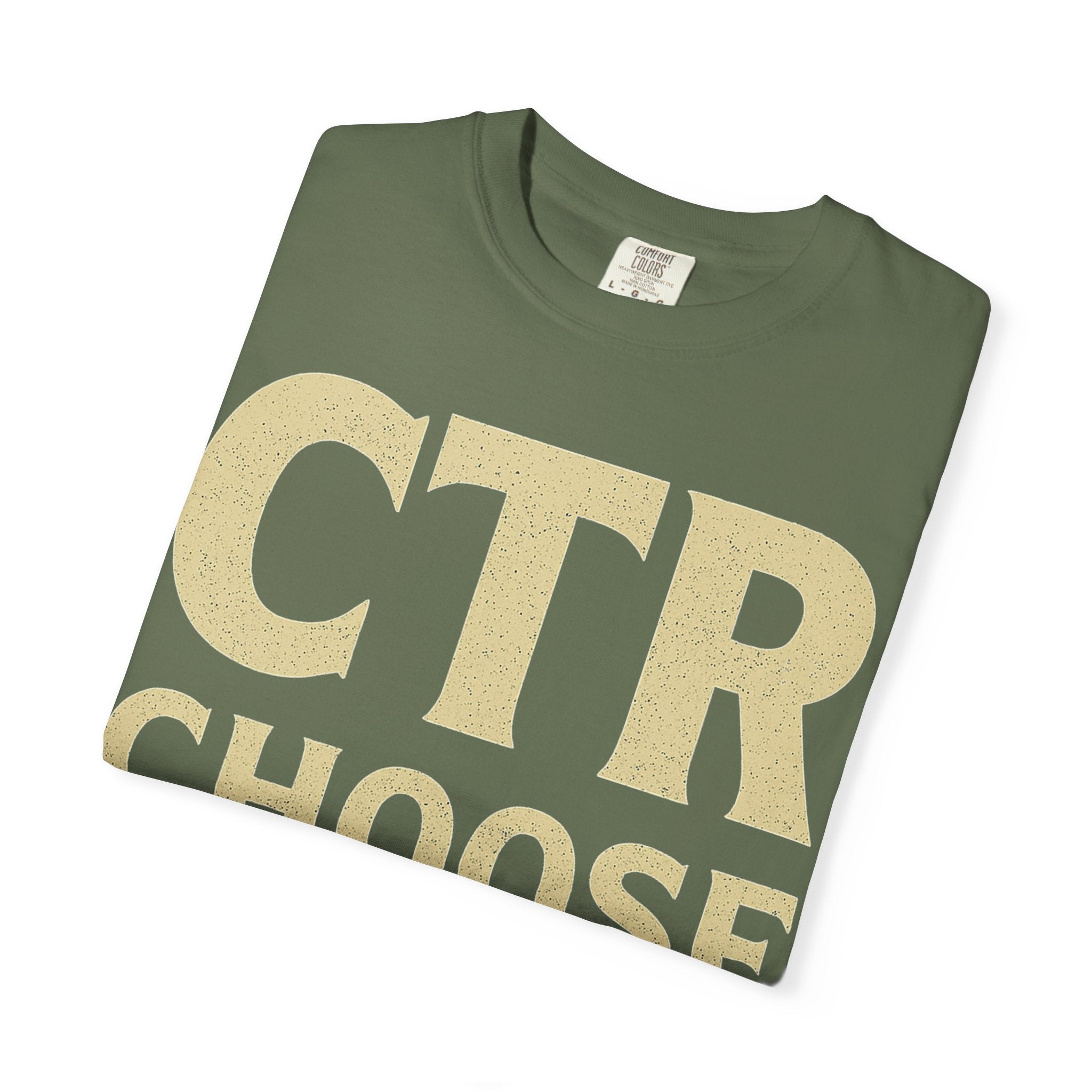 "CTR: Choose To Rebel" Unisex Garment-Dyed T-shirt