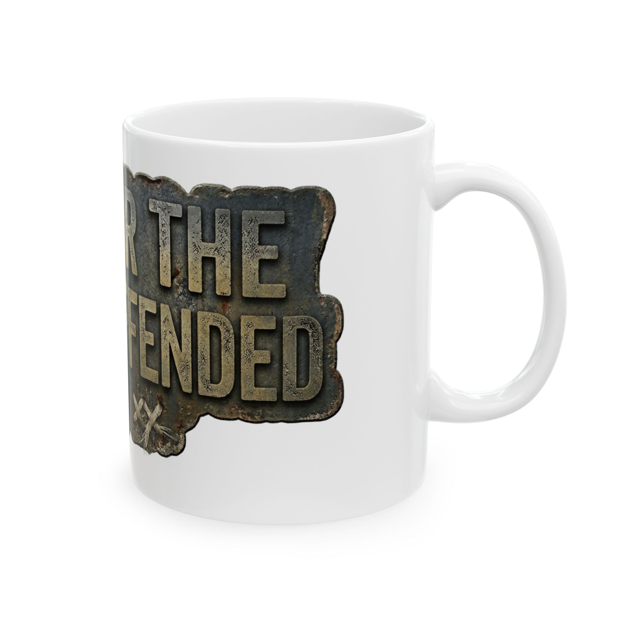"Not for the Easily Offended" White Ceramic Mug