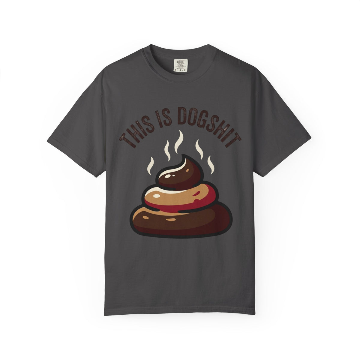 Color: Graphite | This is Dogshit Unisex Garment-Dyed Tee
