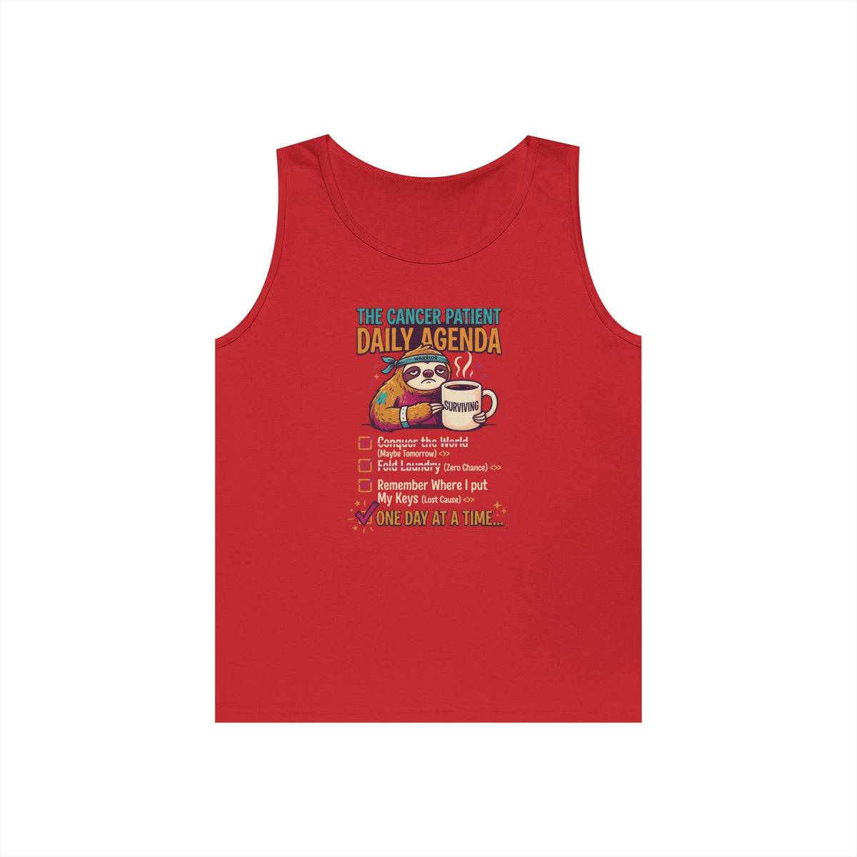"Cancer One Day At A Time" Tank Top