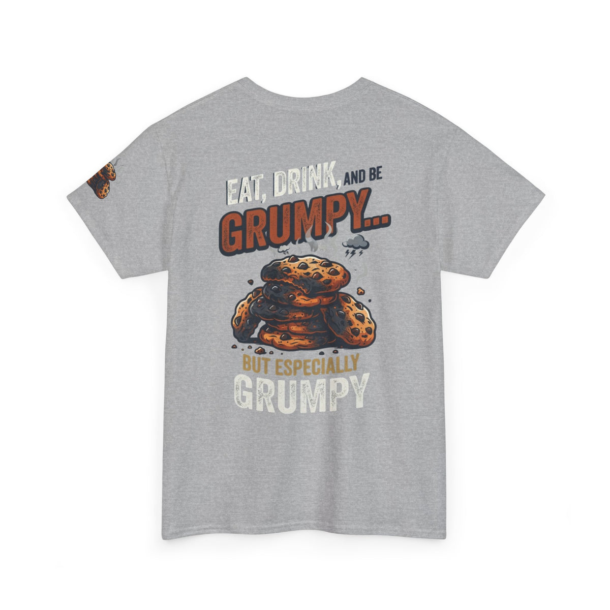 Eat Drink And Be Grumpy Premium Graphic Tee
