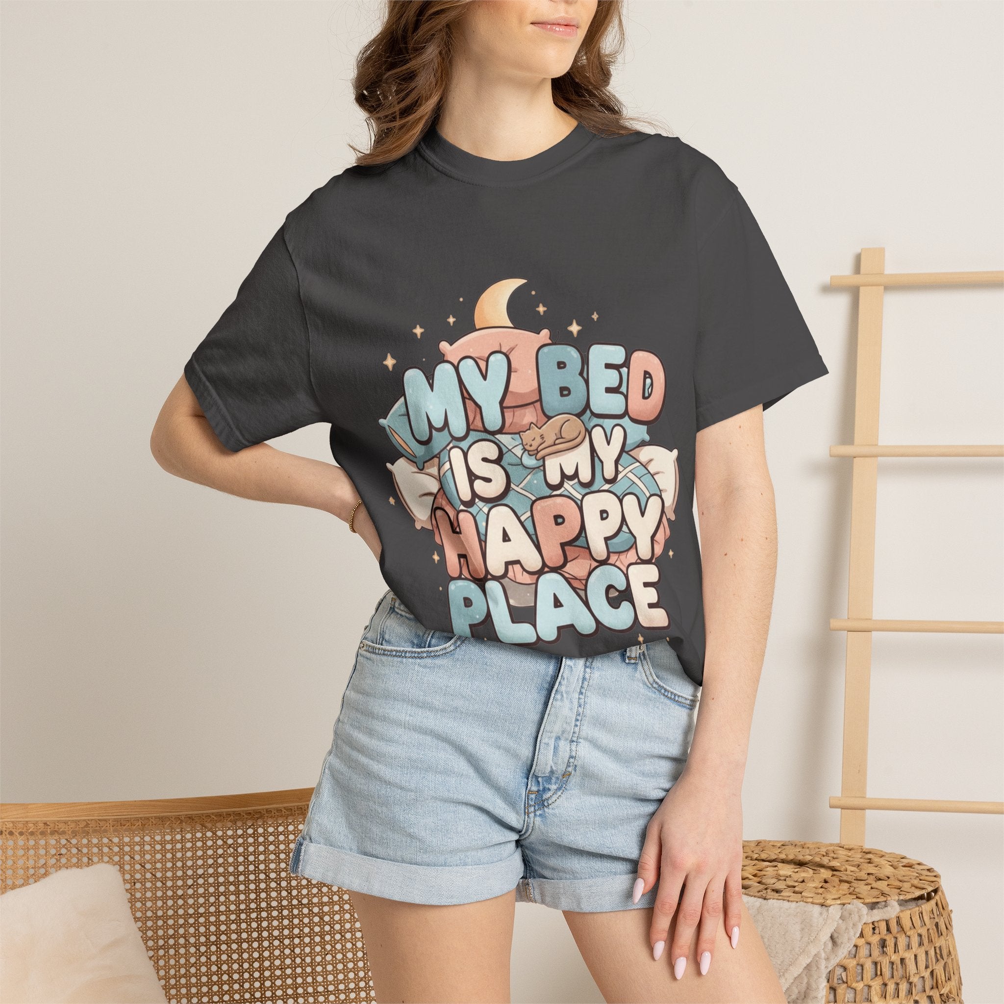 Bed > People: A Love Story | Garment-Dyed Tee — AttitudeShirts