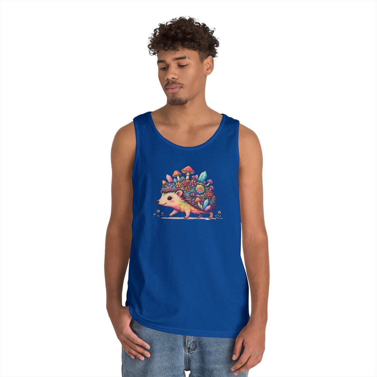 Color: Royal | Hippy Hedgehog Tank Top
