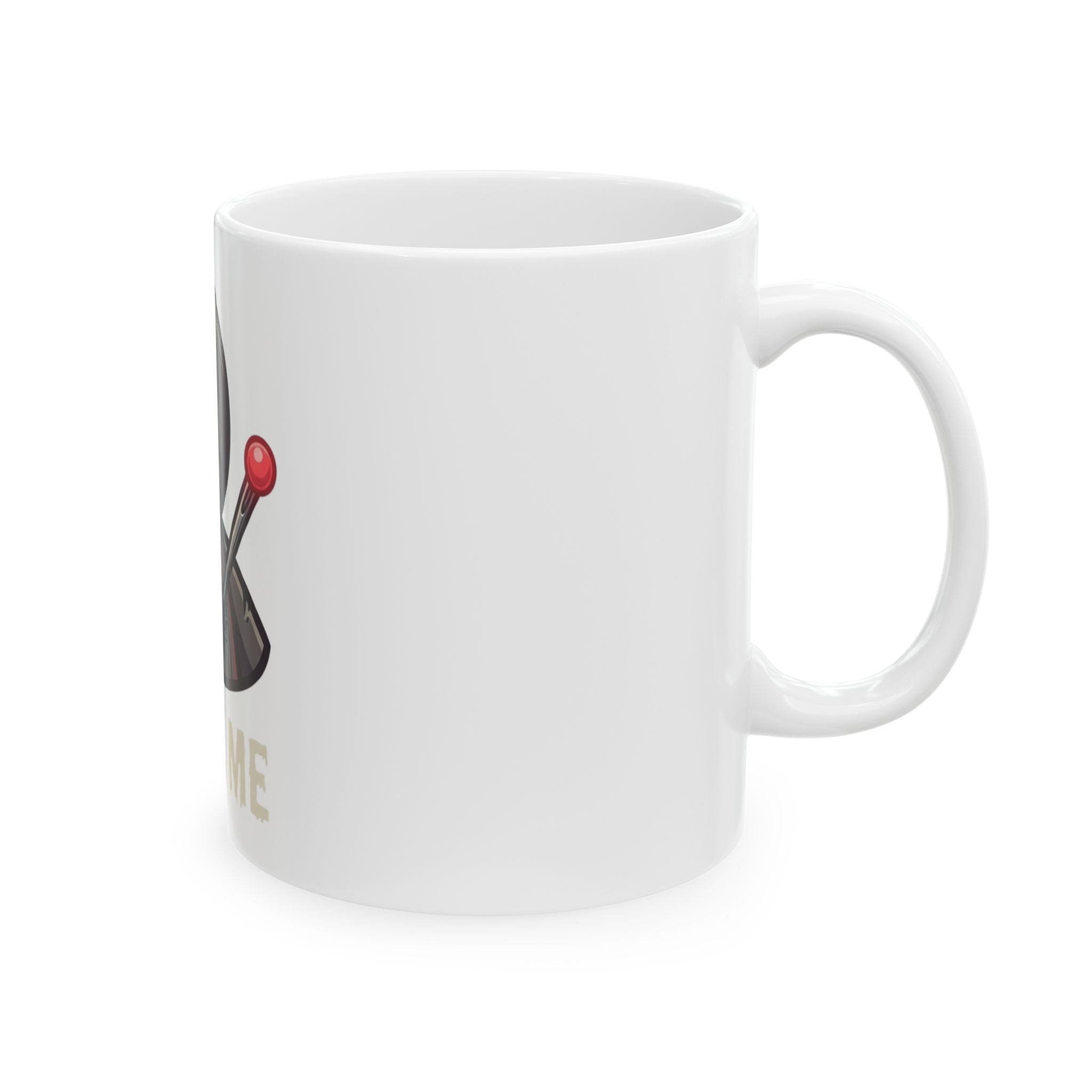 "Prick Me Where I Like It" White Ceramic Mug — Graphic
