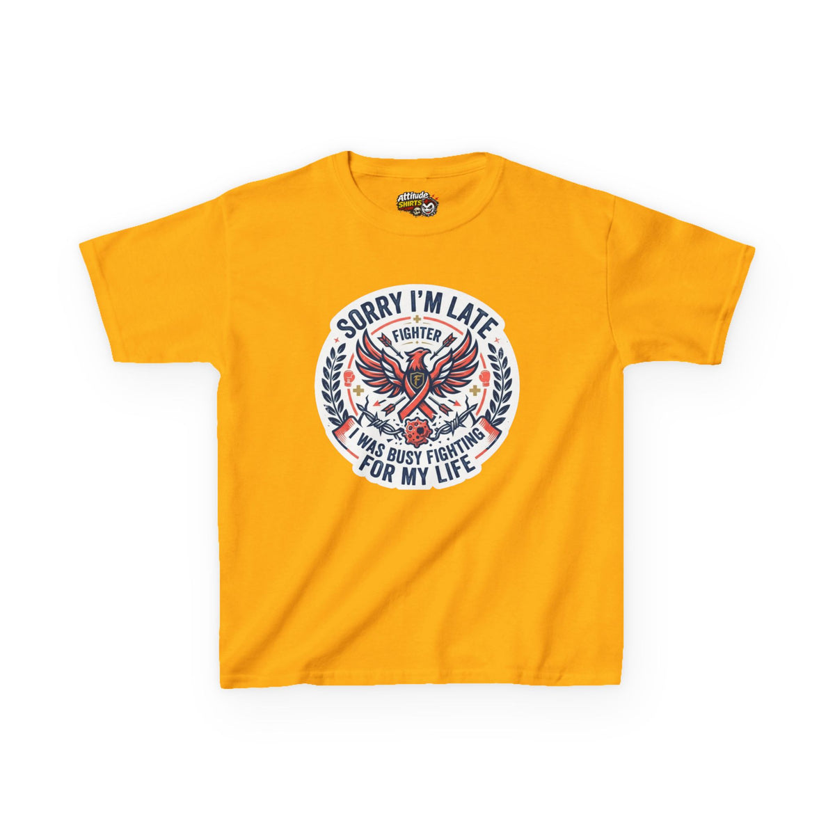 Sorry I'm Late- Fighting For My Life Kids Tee