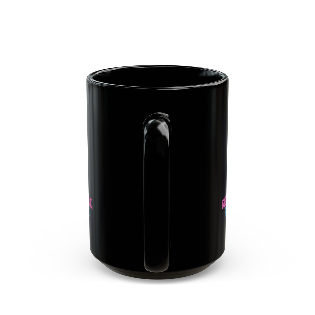"Ride The Handle, Stir The Pot" Black Ceramic Mug