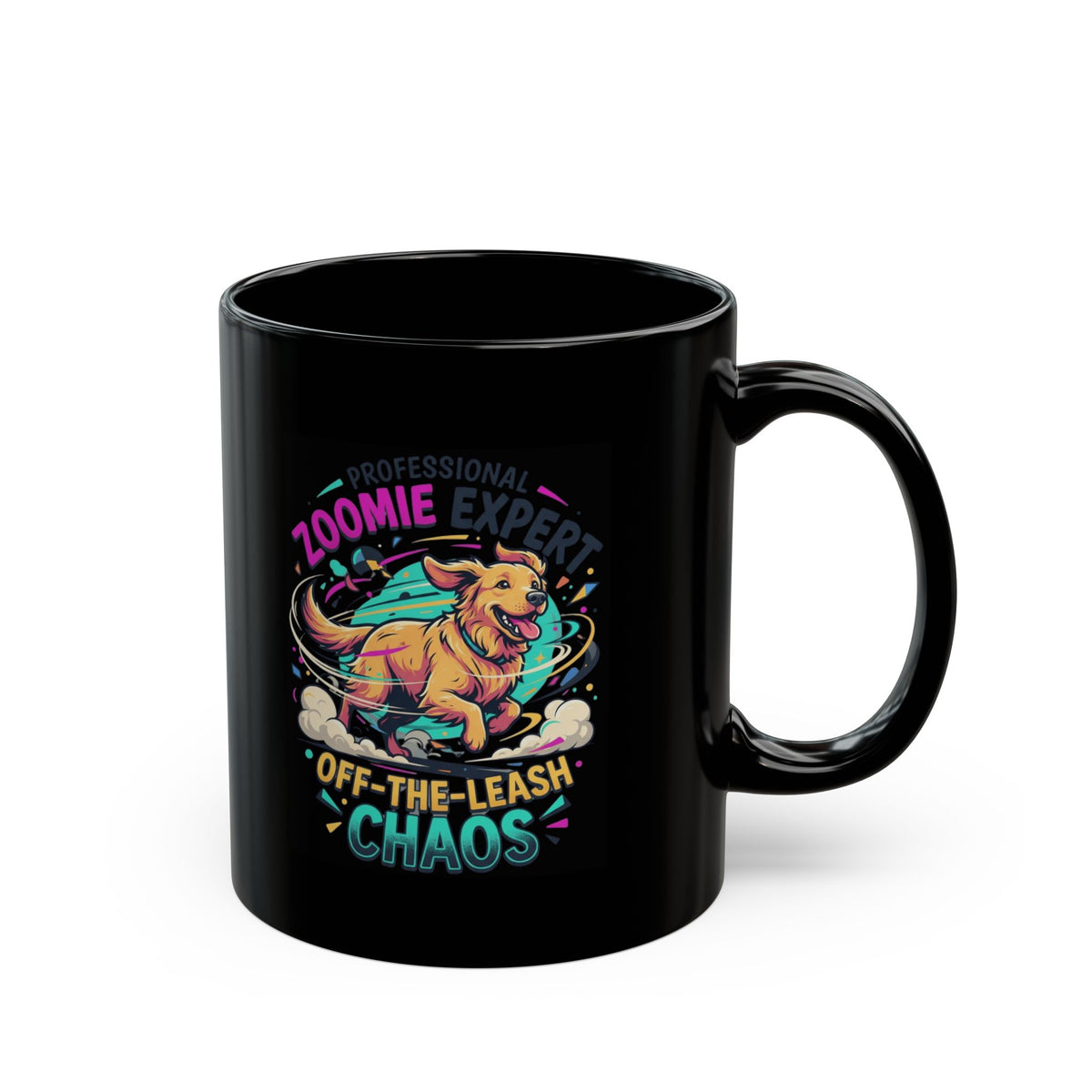 "Professional Zoomie Expert" Black Ceramic Mug