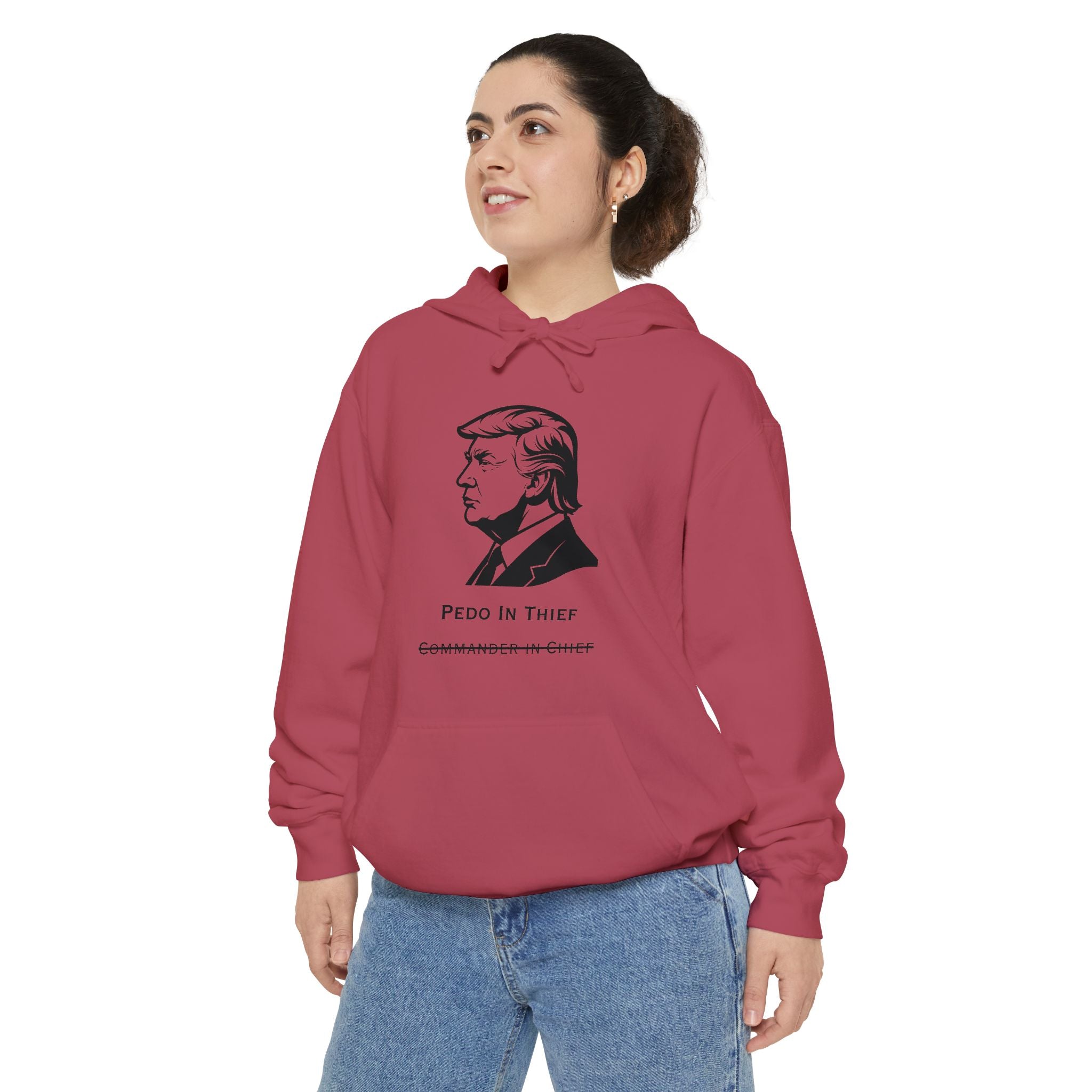 Pedo in Thief | Garment-Dyed Hoodie — AttitudeShirts