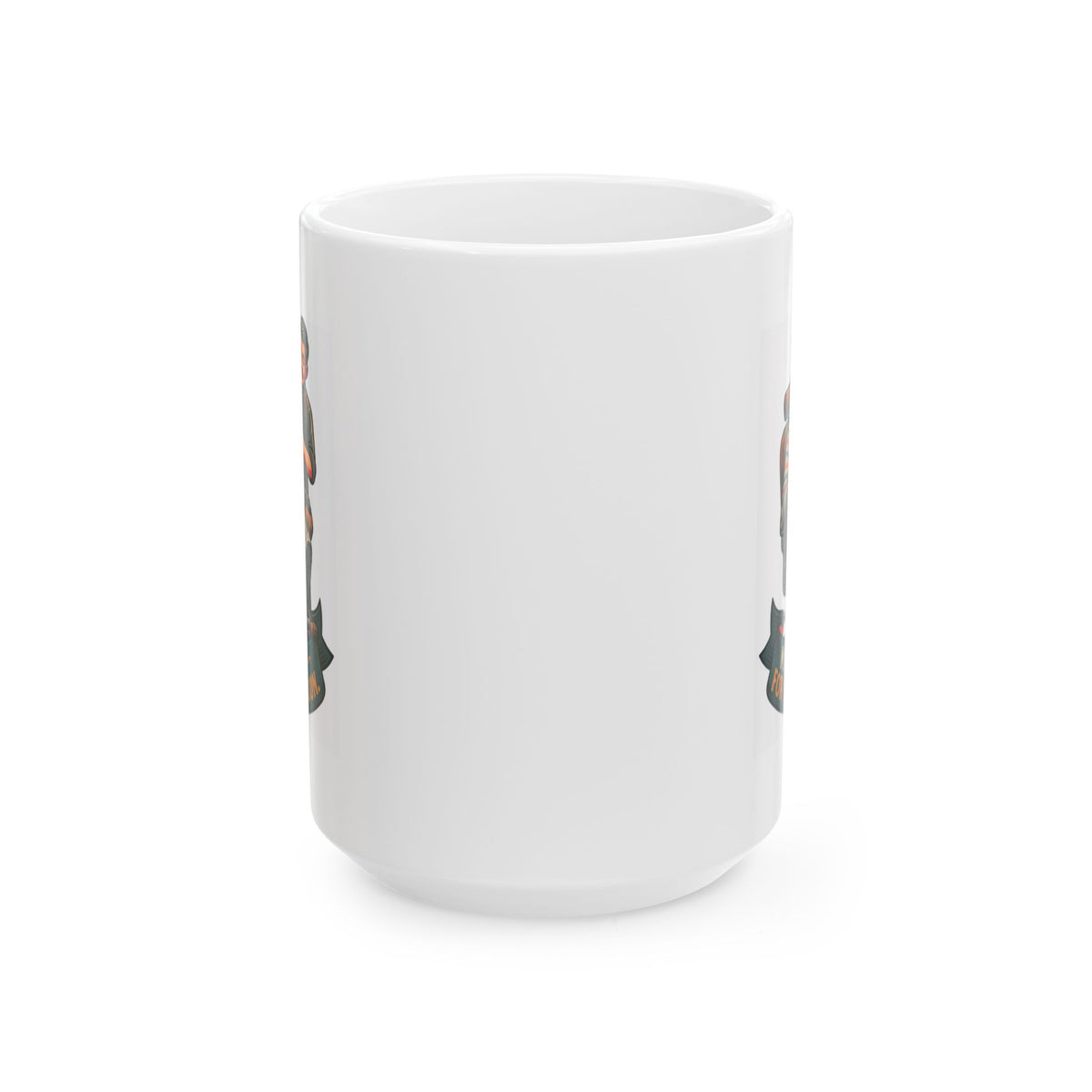 "Manscaped for the Full Moon" White Ceramic Mug