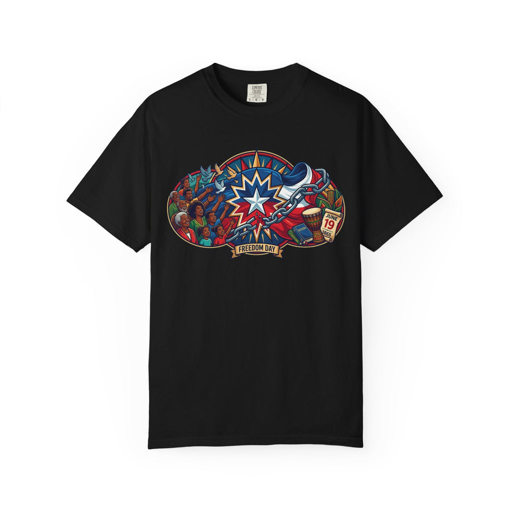 "Juneteenth" Unisex Garment-Dyed Tee