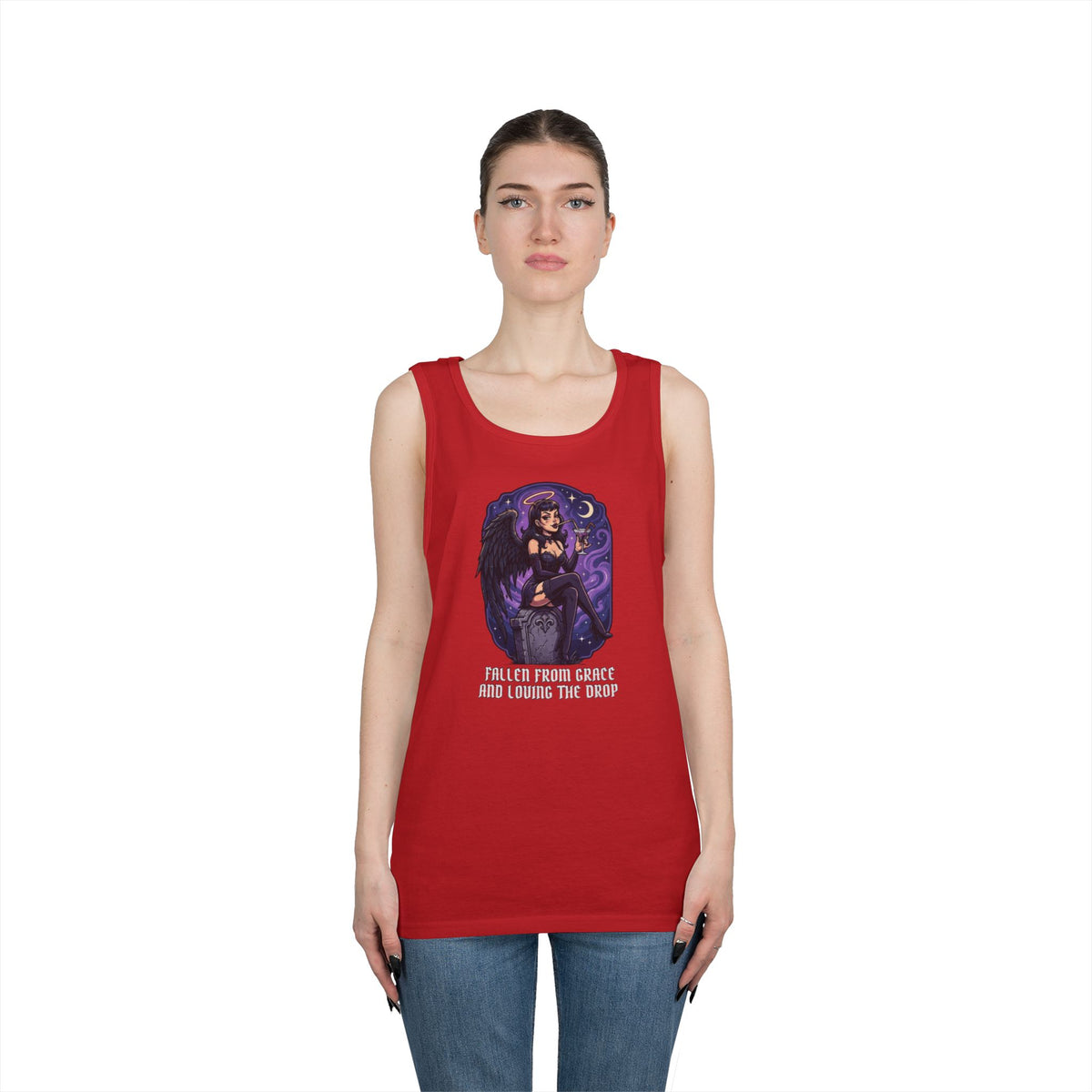 Color: Red | Fallen From Grace and Loving the Drop Tank Top