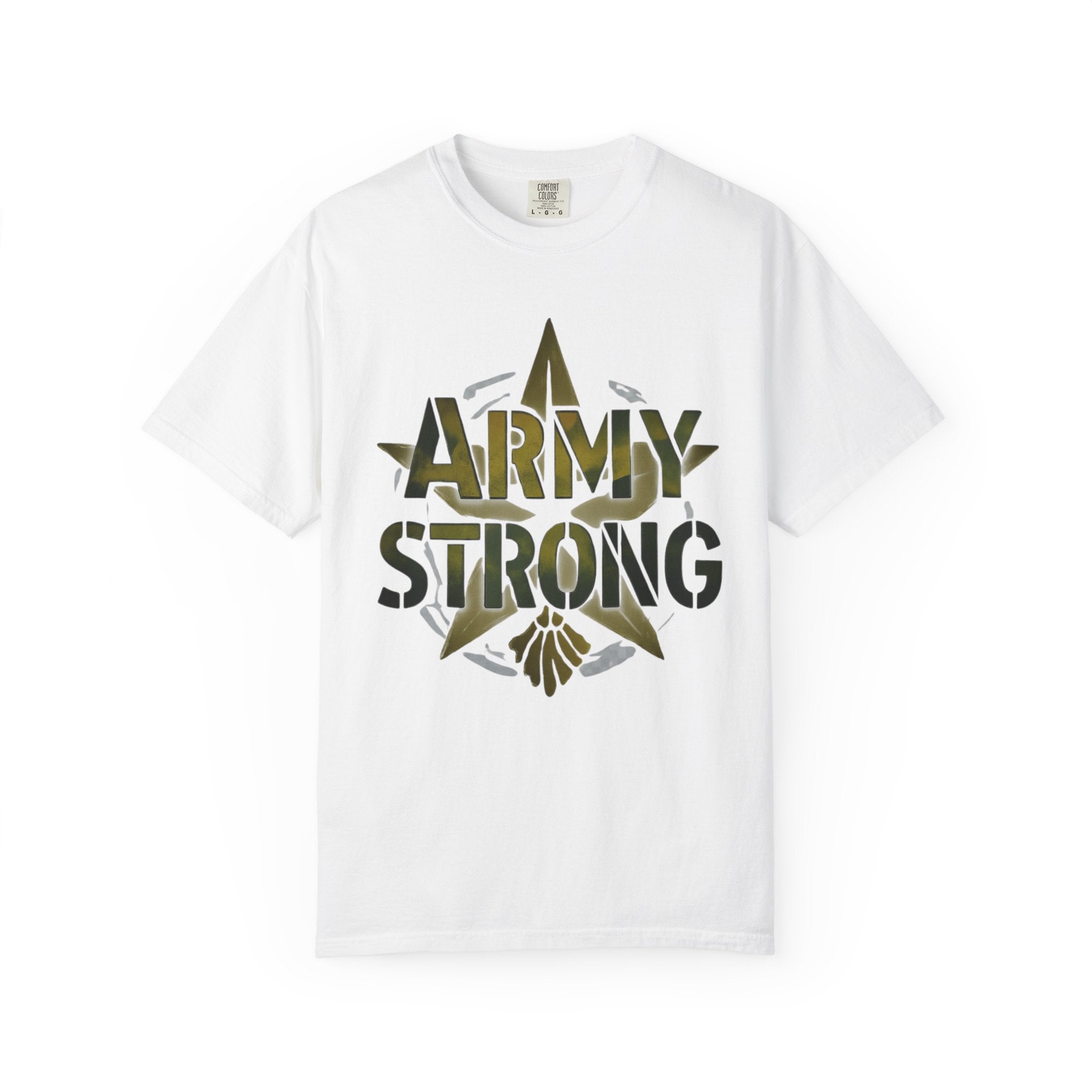 "Army Strong-2" Unisex Garment-Dyed T-shirt