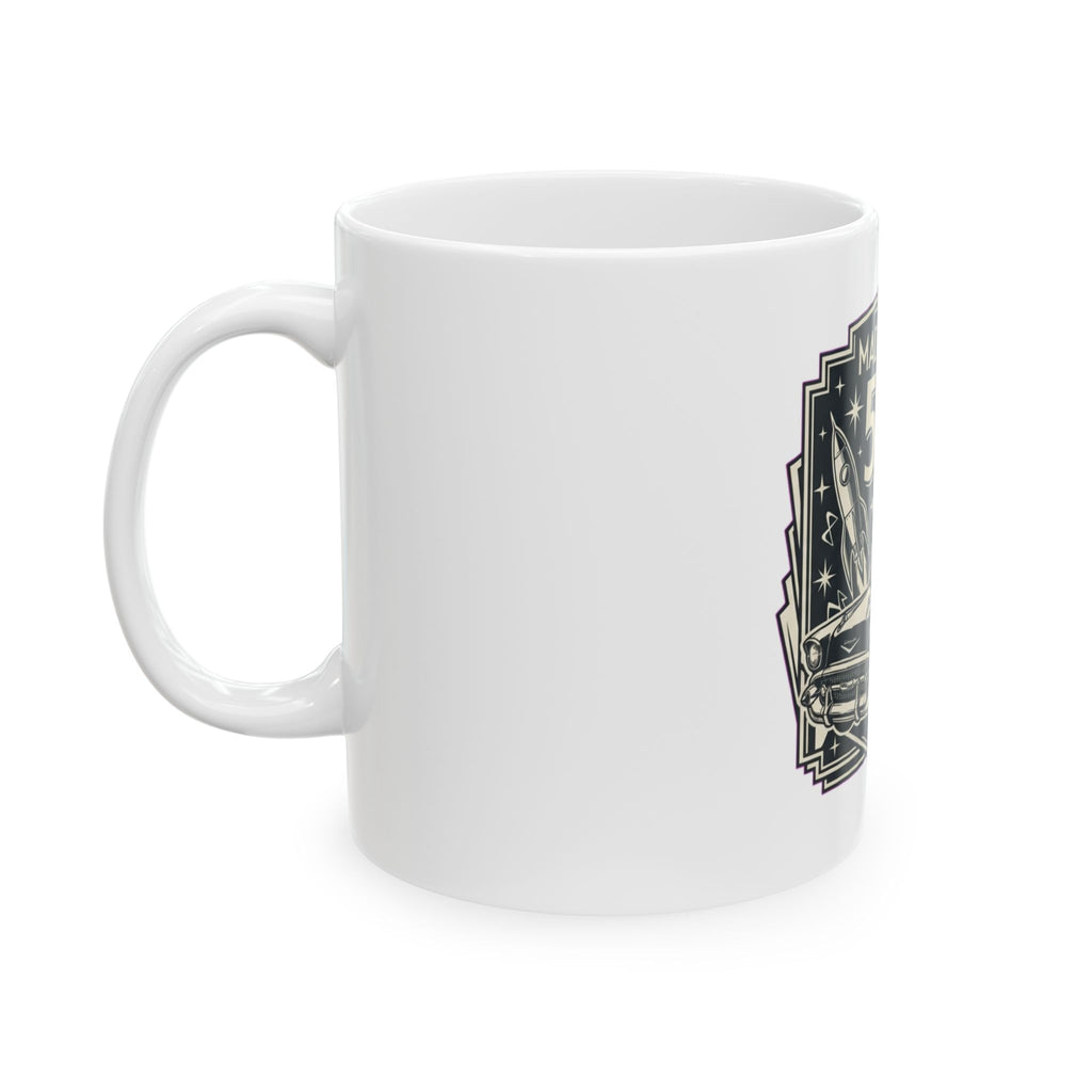 "Made in the 50's" White Ceramic Mug