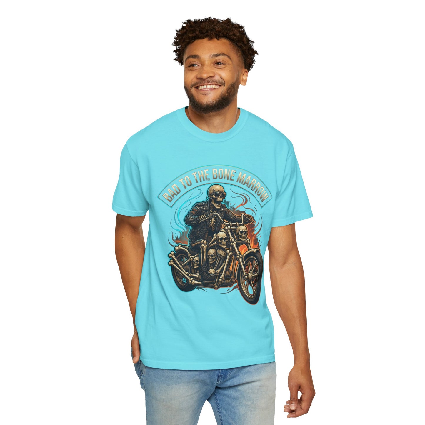 "Bad to the Bone Marrow" Unisex Garment-Dyed Tee