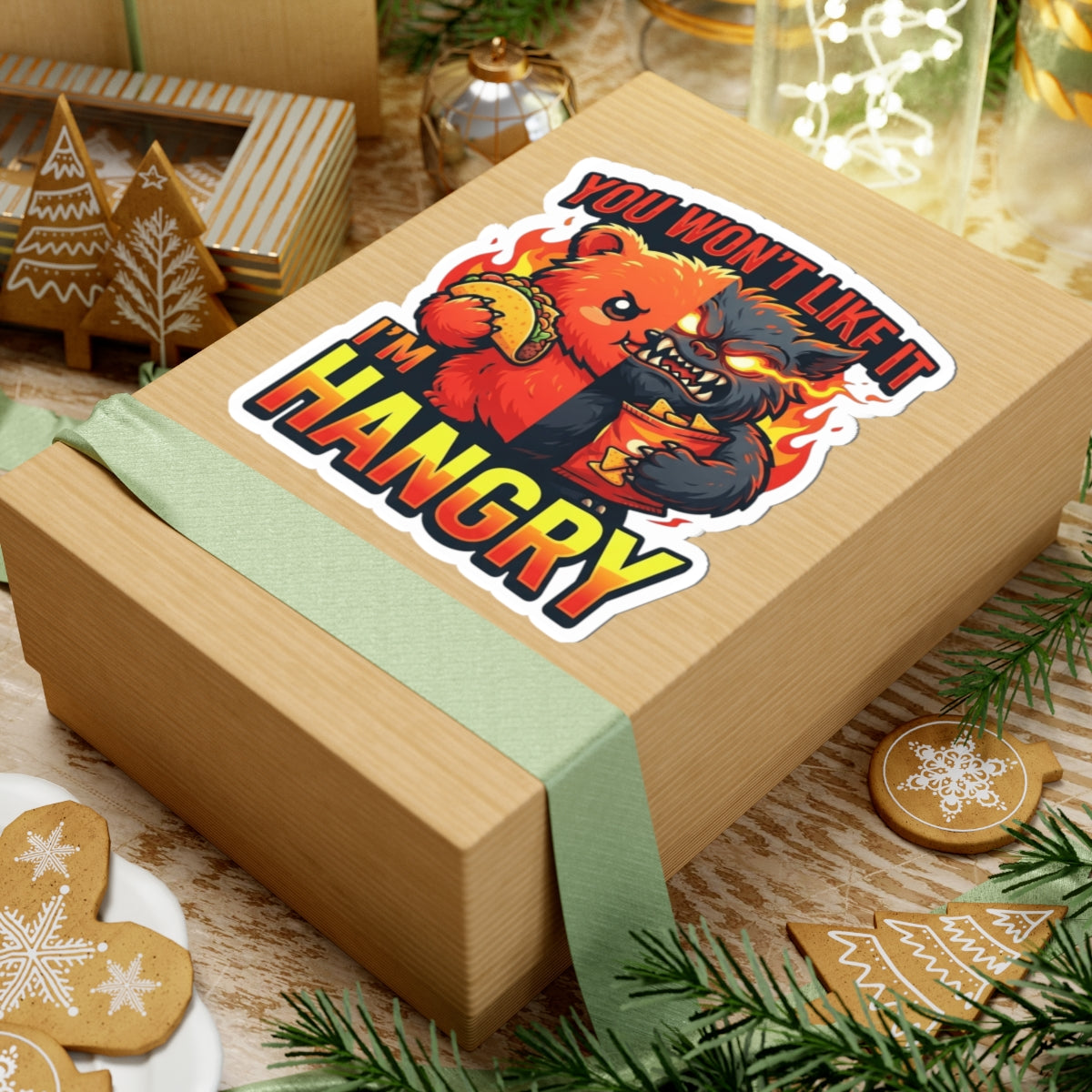 "You Won't Like It I'm Hangry" Sticker — Main