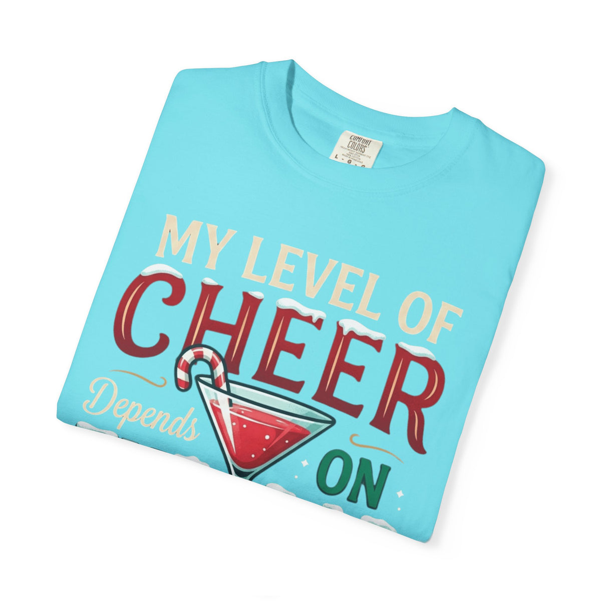 "Christmas Cheer" Unisex Garment-Dyed Tee
